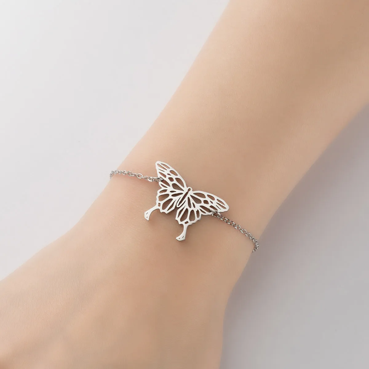 Light Luxury Animal Bracelet Ins Butterfly Bird Crown Lion