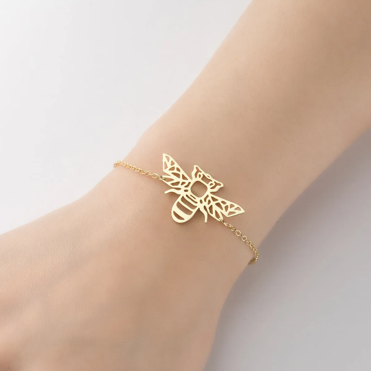 Light Luxury Animal Bracelet Ins Butterfly Bird Crown Lion