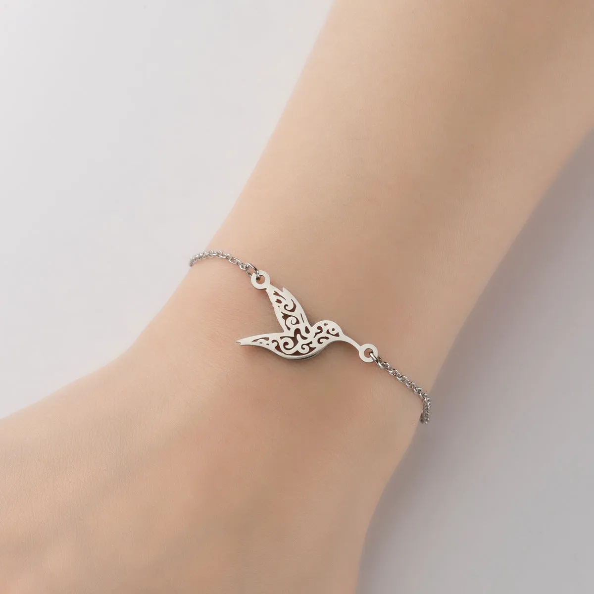 Light Luxury Animal Bracelet Ins Butterfly Bird Crown Lion