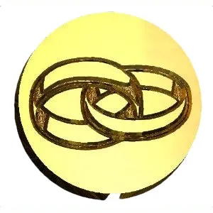 Linked Rings Wax Seal Stamp