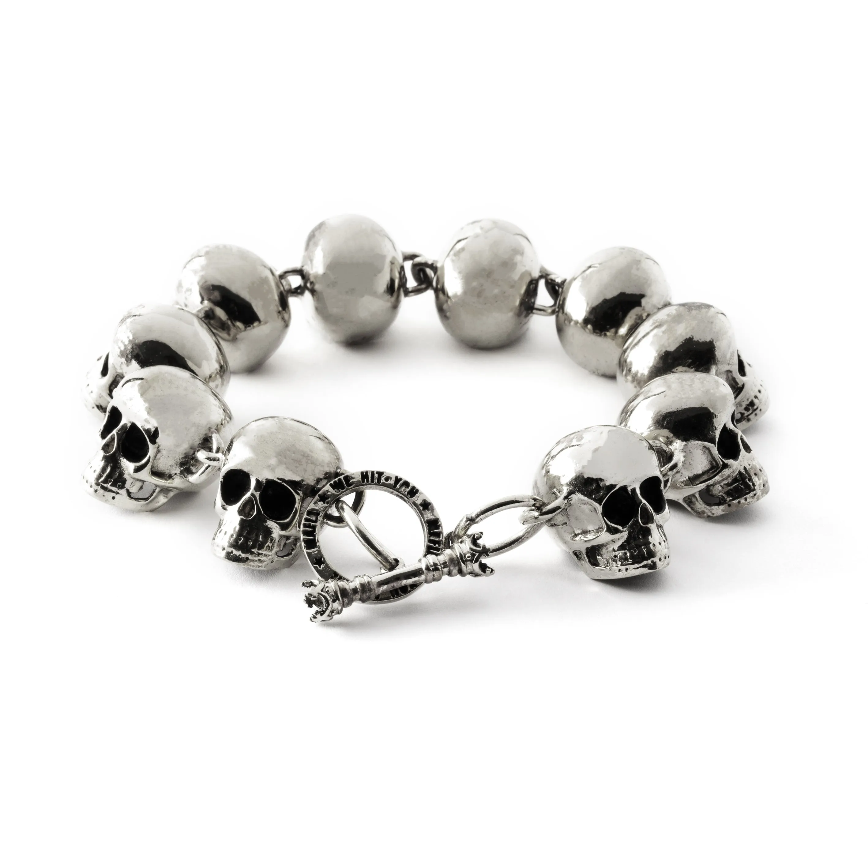 Linked Skull Bracelet