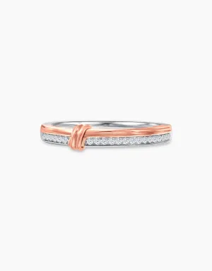 LVC Noeud Cariad Diamond Wedding Band