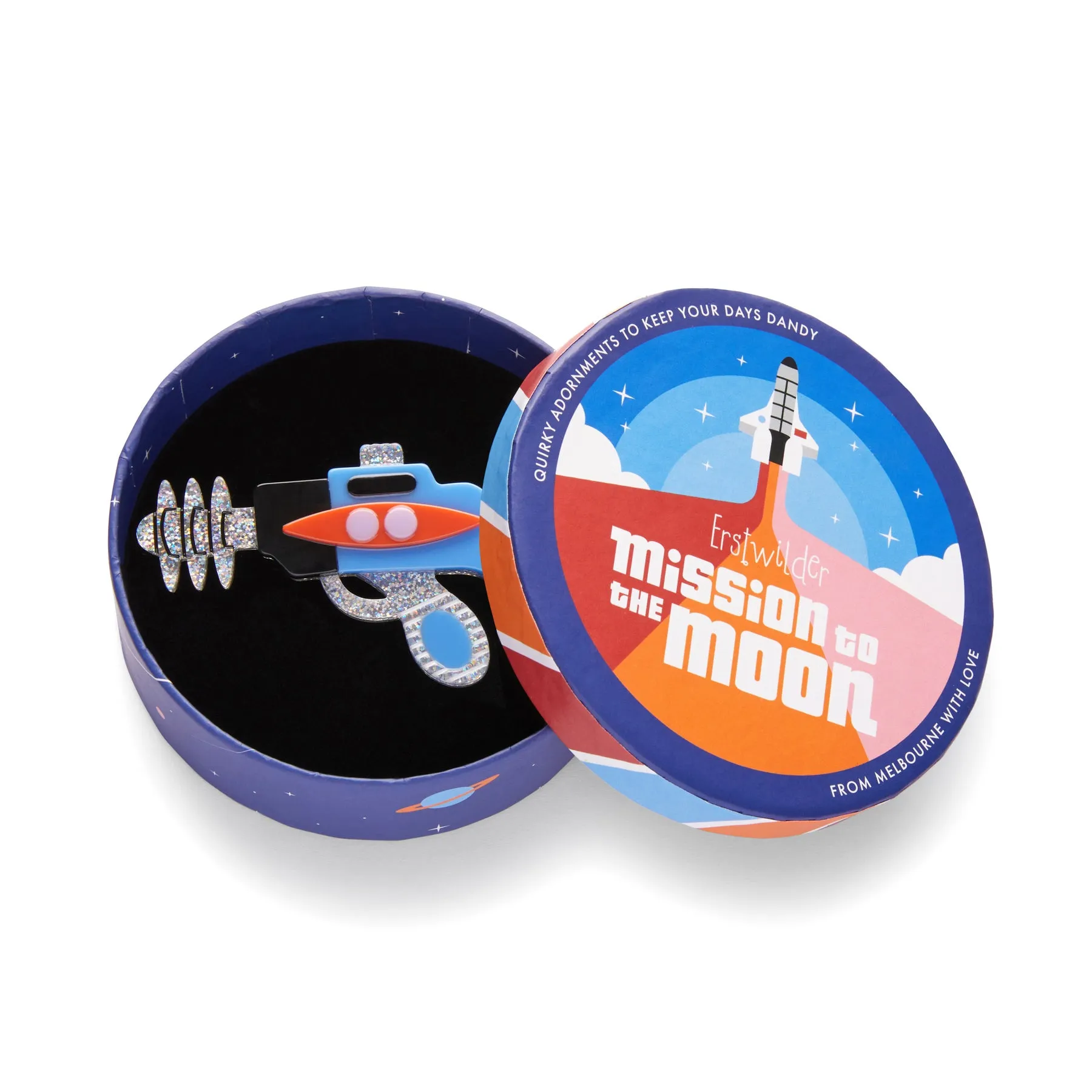 Mission to the Moon Collection Pew Pew Brooch