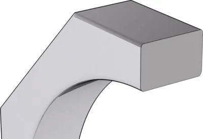 Octagon Wedding Band