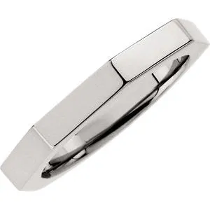 Octagon Wedding Band