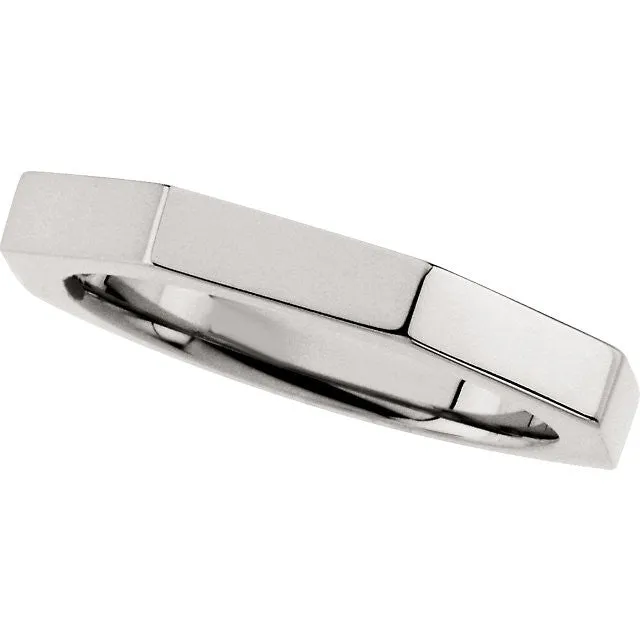 Octagon Wedding Band