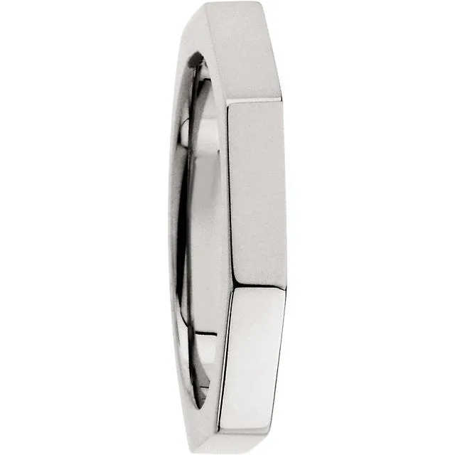 Octagon Wedding Band
