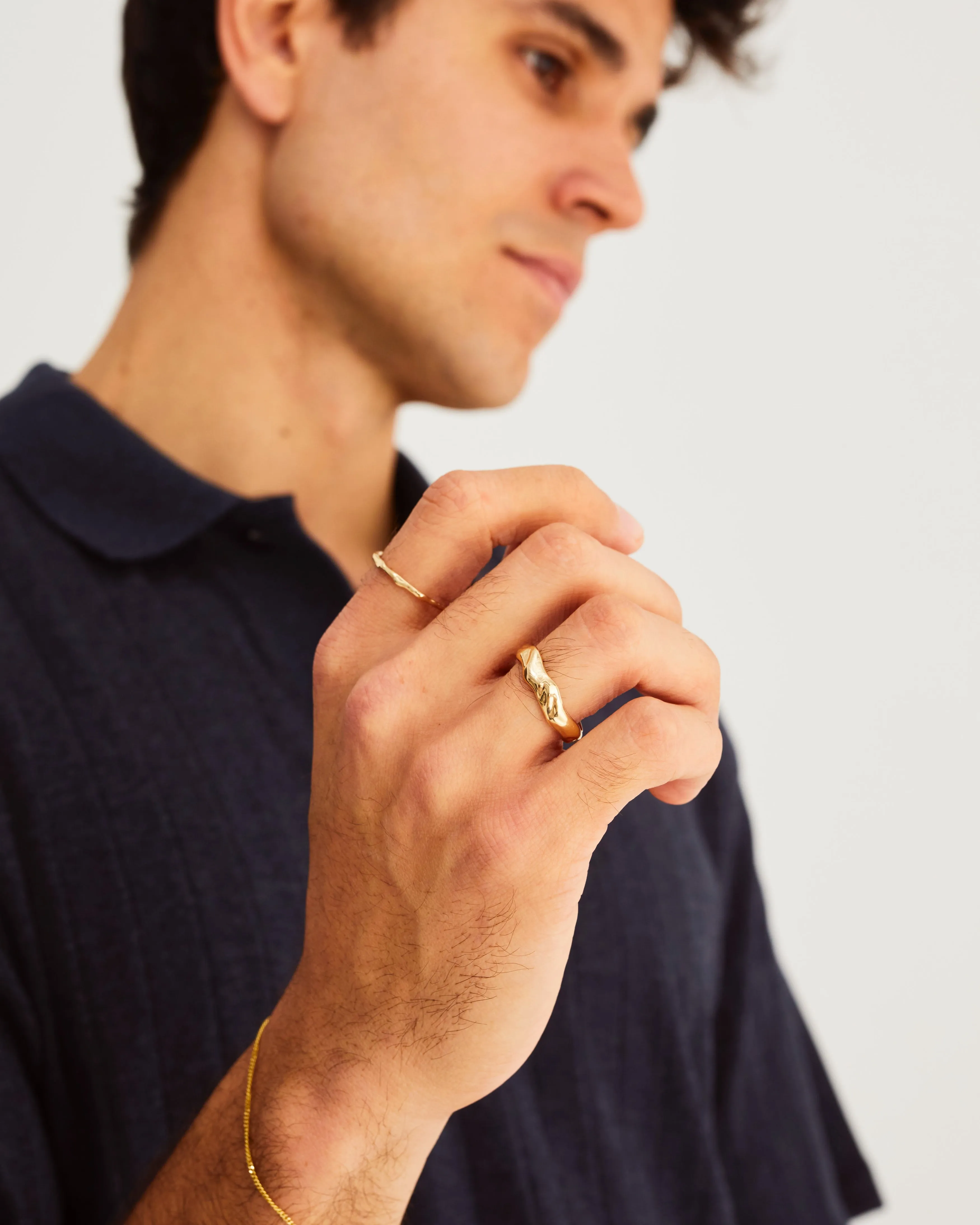 Organic Wedding Ring | 4mm