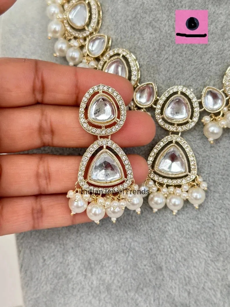 Pearl Kundan Victorian Necklace