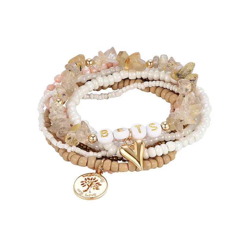 Personalized Solid Color Dual-Use Short Crystal Bracelet