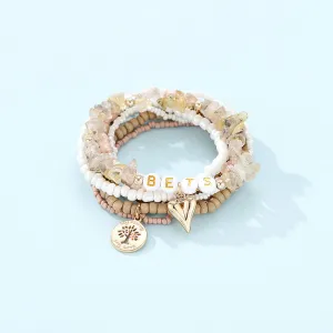 Personalized Solid Color Dual-Use Short Crystal Bracelet