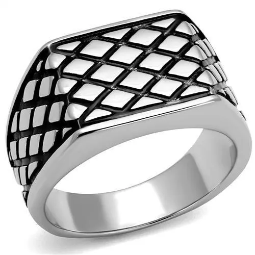 Polished Stainless Steel Epoxy Ring