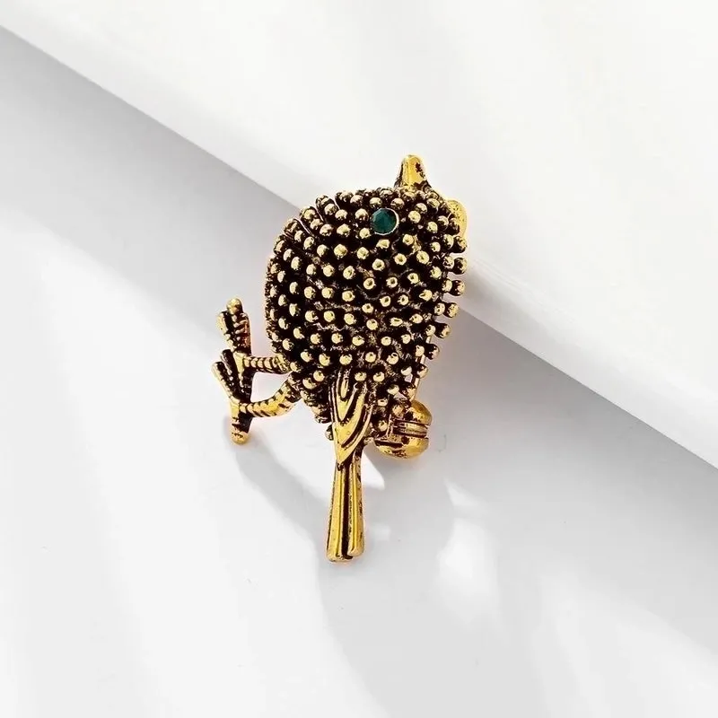 Retro Pin Animal Alloy Plating Women'S Brooches