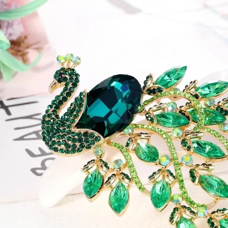 Retro Pin Animal Rhinestone Artificial Gemstones Women'S Brooches