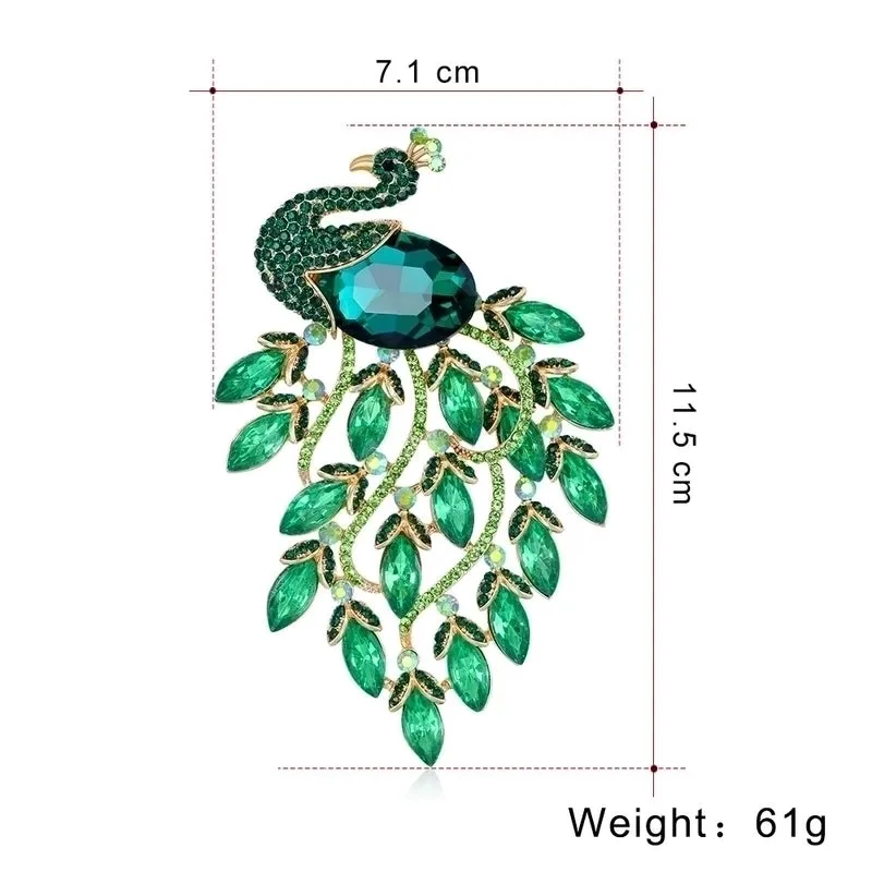 Retro Pin Animal Rhinestone Artificial Gemstones Women'S Brooches