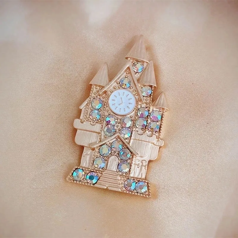 Retro Pin Cartoon Alloy Inlay Rhinestones Unisex Brooches