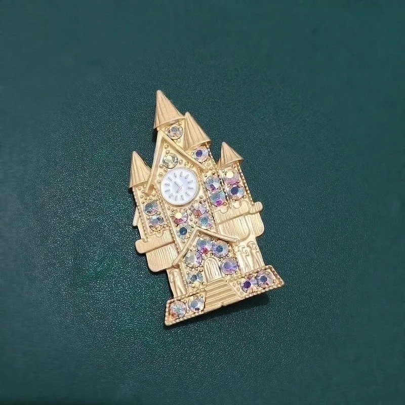 Retro Pin Cartoon Alloy Inlay Rhinestones Unisex Brooches