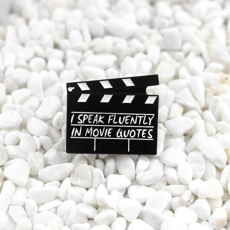 Retro Pin Letter Alloy Enamel Unisex Brooches