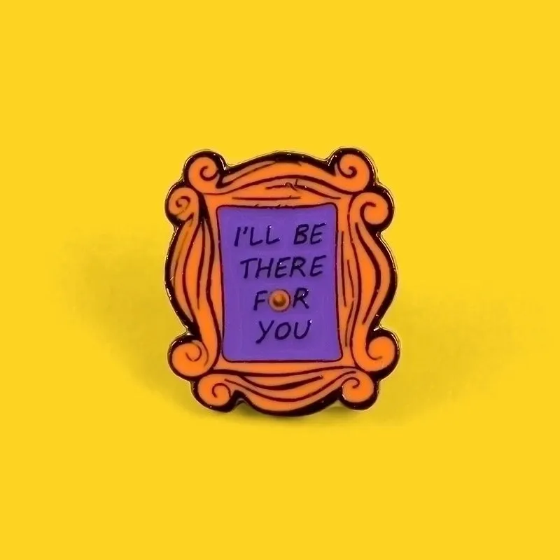 Retro Pin Letter Alloy Stoving Varnish Unisex Brooches