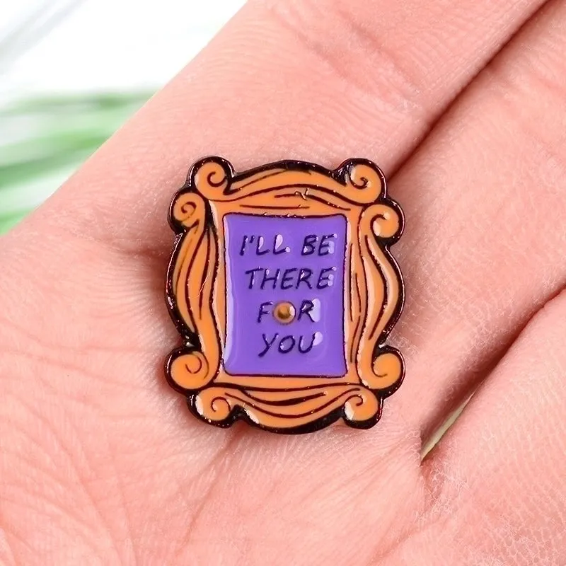 Retro Pin Letter Alloy Stoving Varnish Unisex Brooches