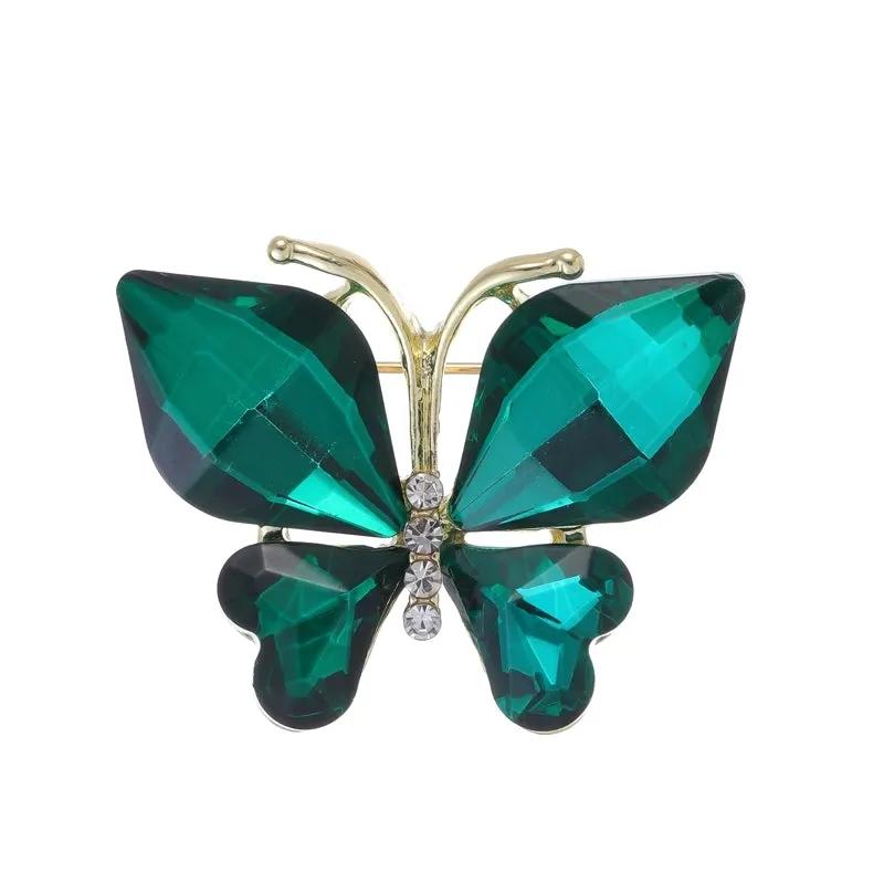 Retro Simple Style Animal Plant Alloy Inlay Rhinestones Women's Brooches