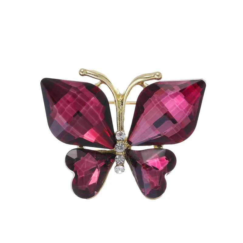 Retro Simple Style Animal Plant Alloy Inlay Rhinestones Women's Brooches