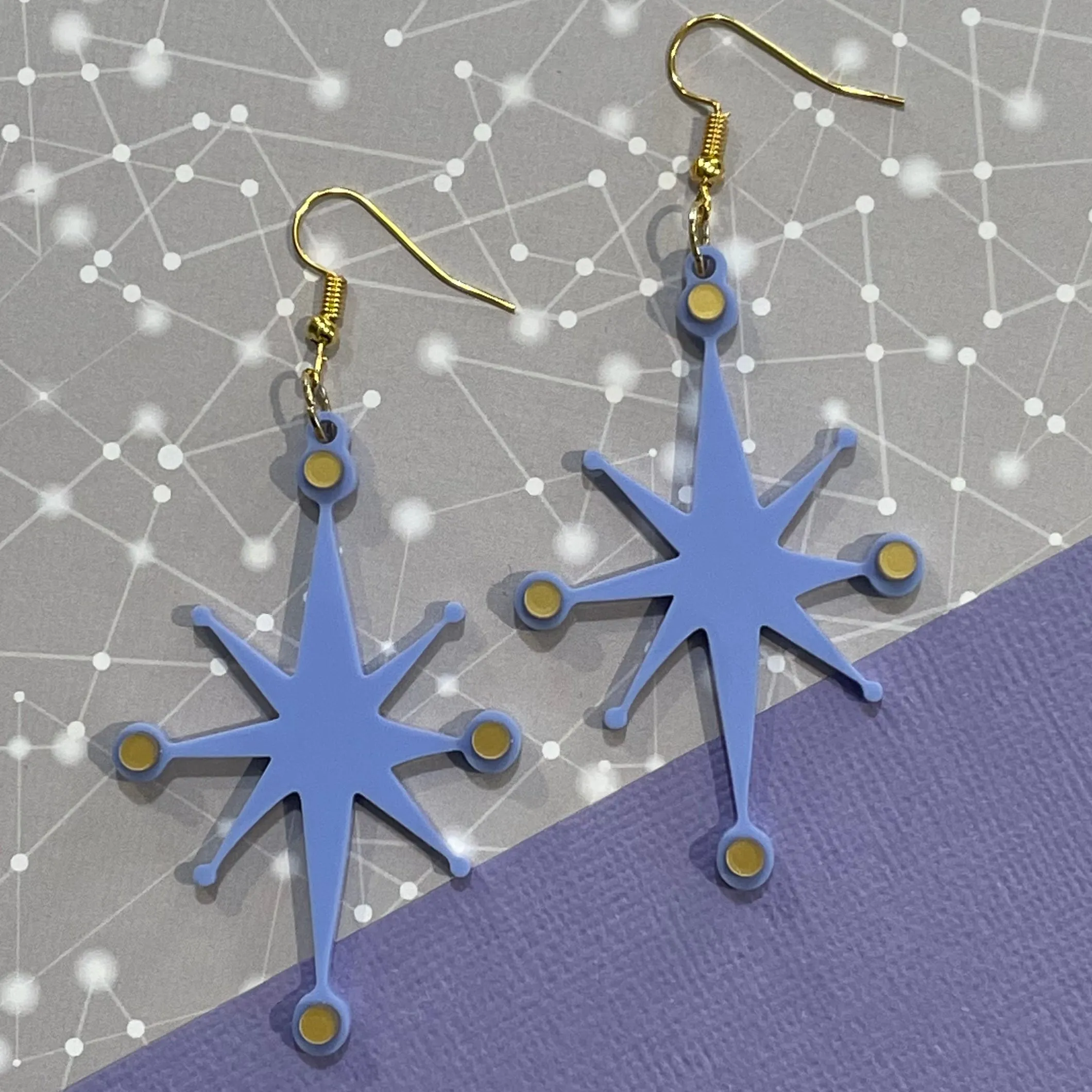 Retro space  - earrings