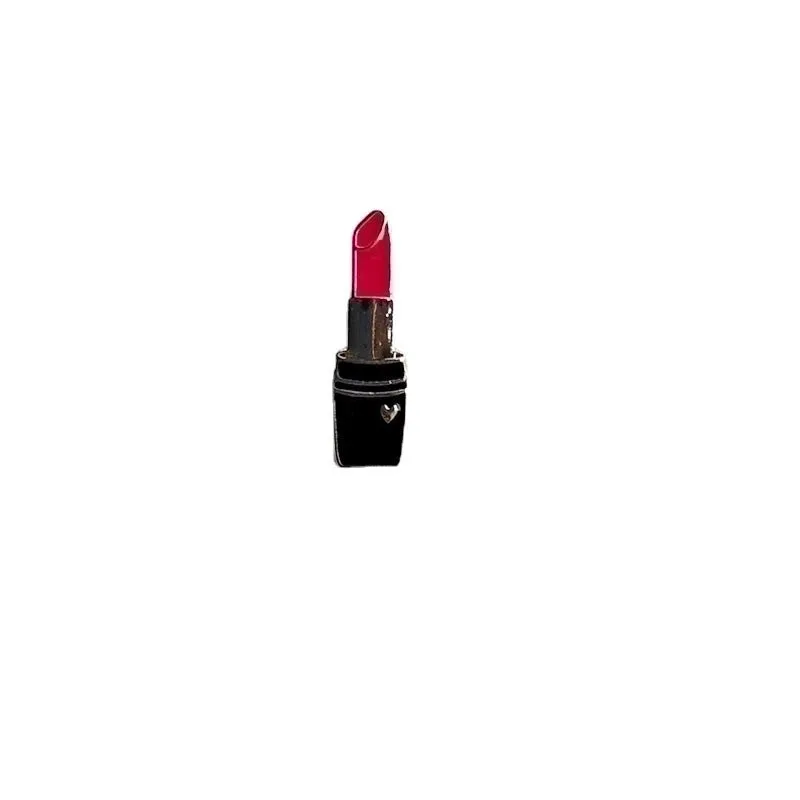 Retro Sweet Pin Lipstick Palm Alloy Women'S Brooches 1 Piece