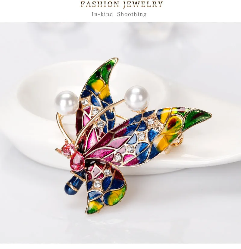 SB140 - Retro drip brooch