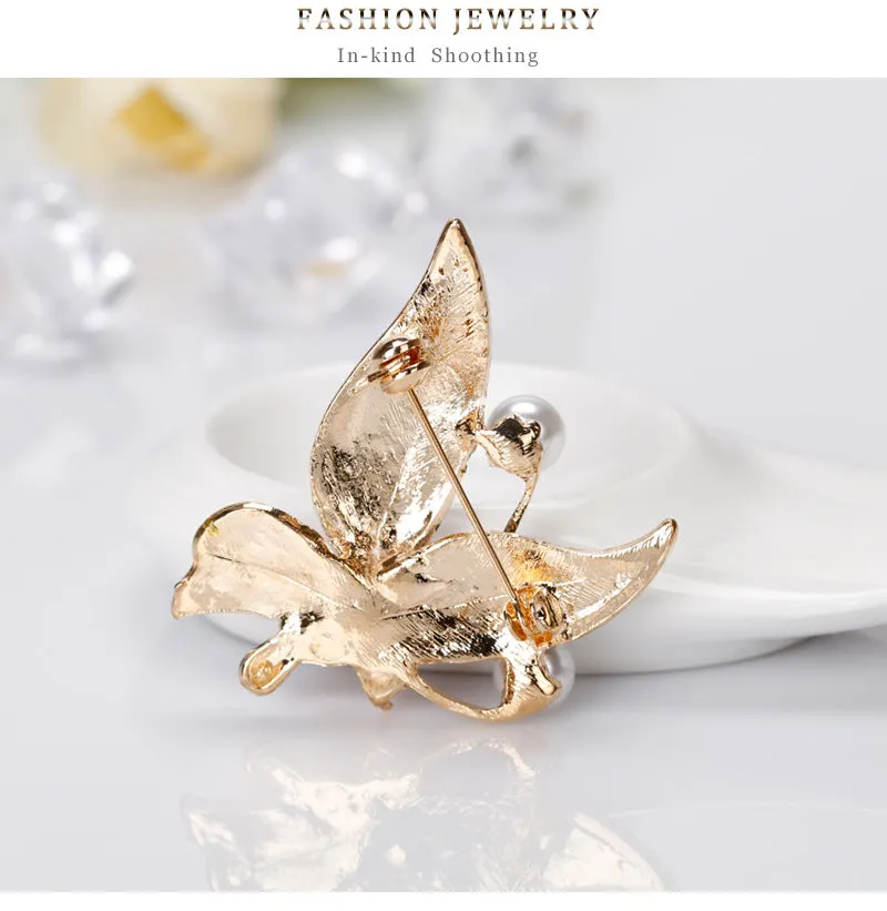 SB140 - Retro drip brooch