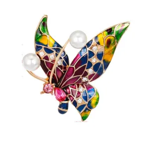 SB140 - Retro drip brooch