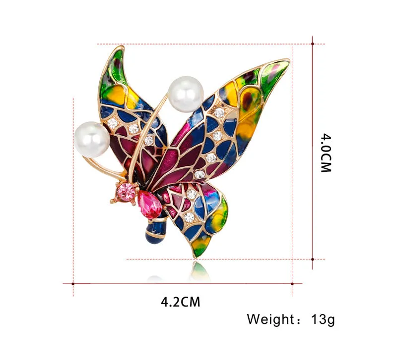 SB140 - Retro drip brooch
