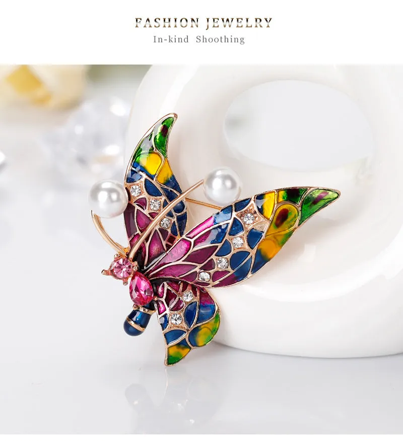 SB140 - Retro drip brooch