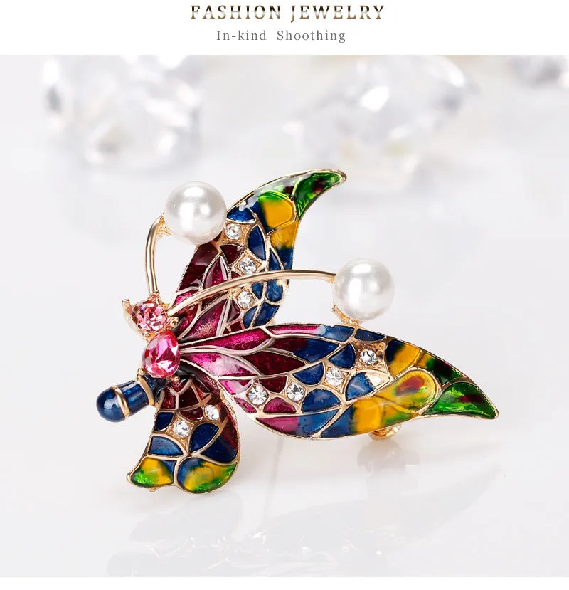 SB140 - Retro drip brooch