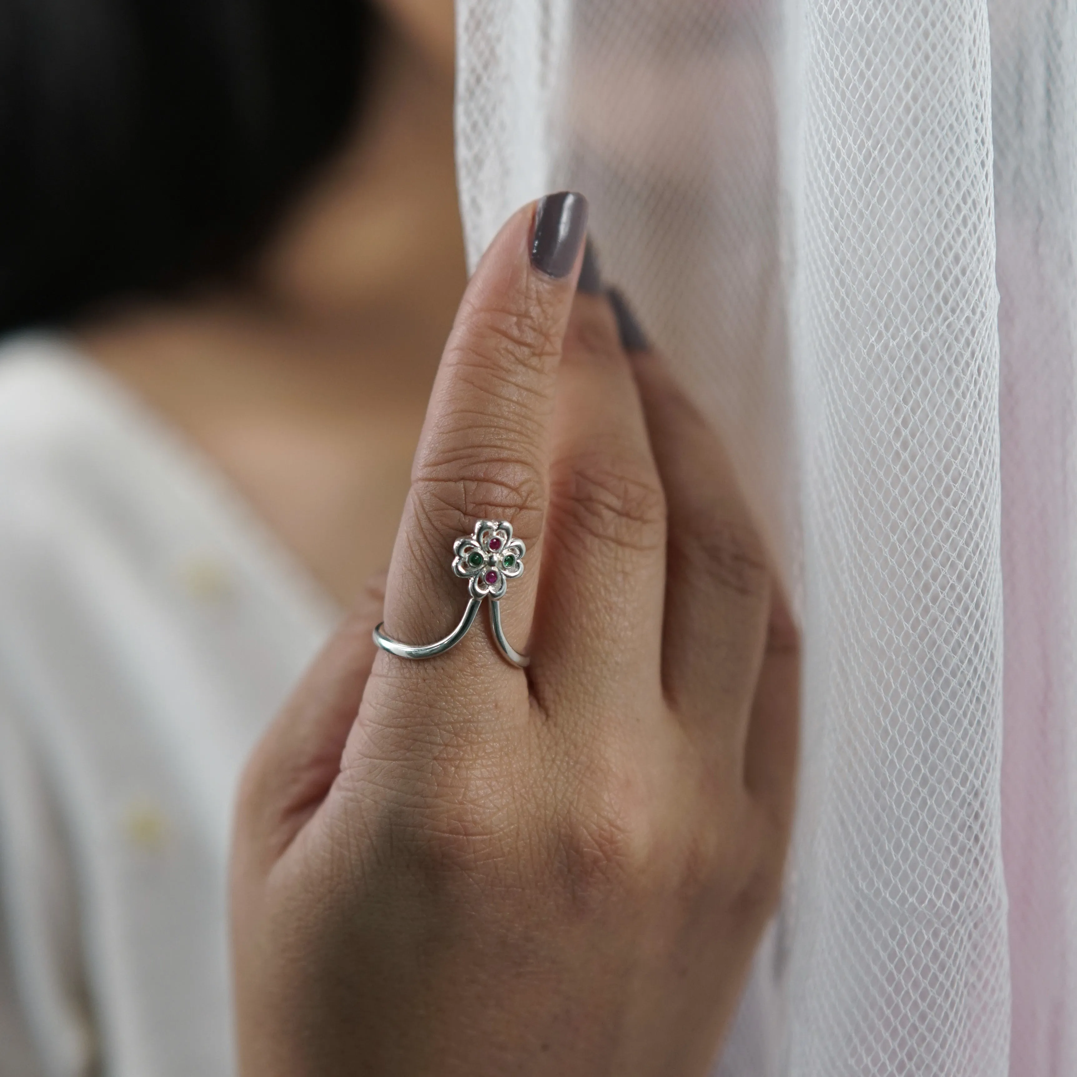 Silver Nakshatra Ring
