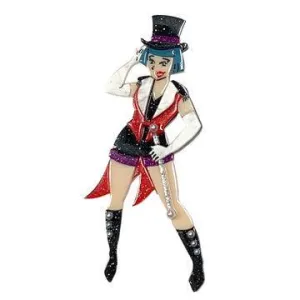 Step Right Up Circus Brooch by Lipstick & Chrome