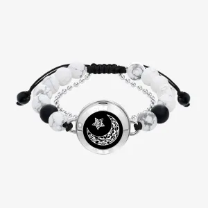 Sun&Moon Touch Bracelets with Matching Beads Single