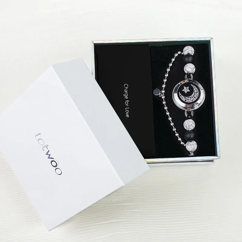 Sun&Moon Touch Bracelets with Matching Beads Single