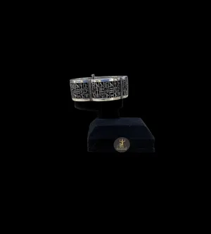Temple Wall Hieroglyph Cuff Bracelet