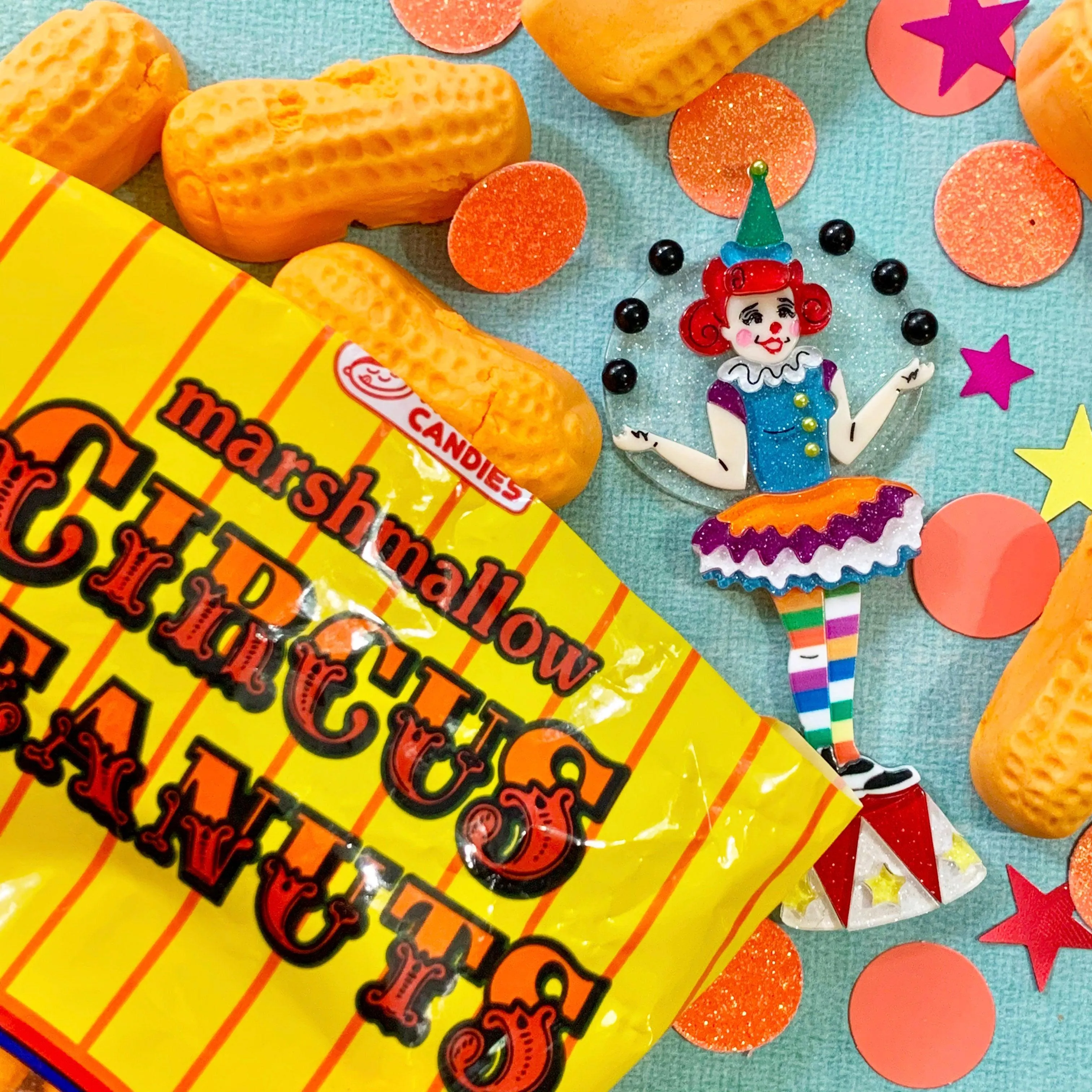 The Juggle is Real Clown Brooch by Lipstick & Chrome