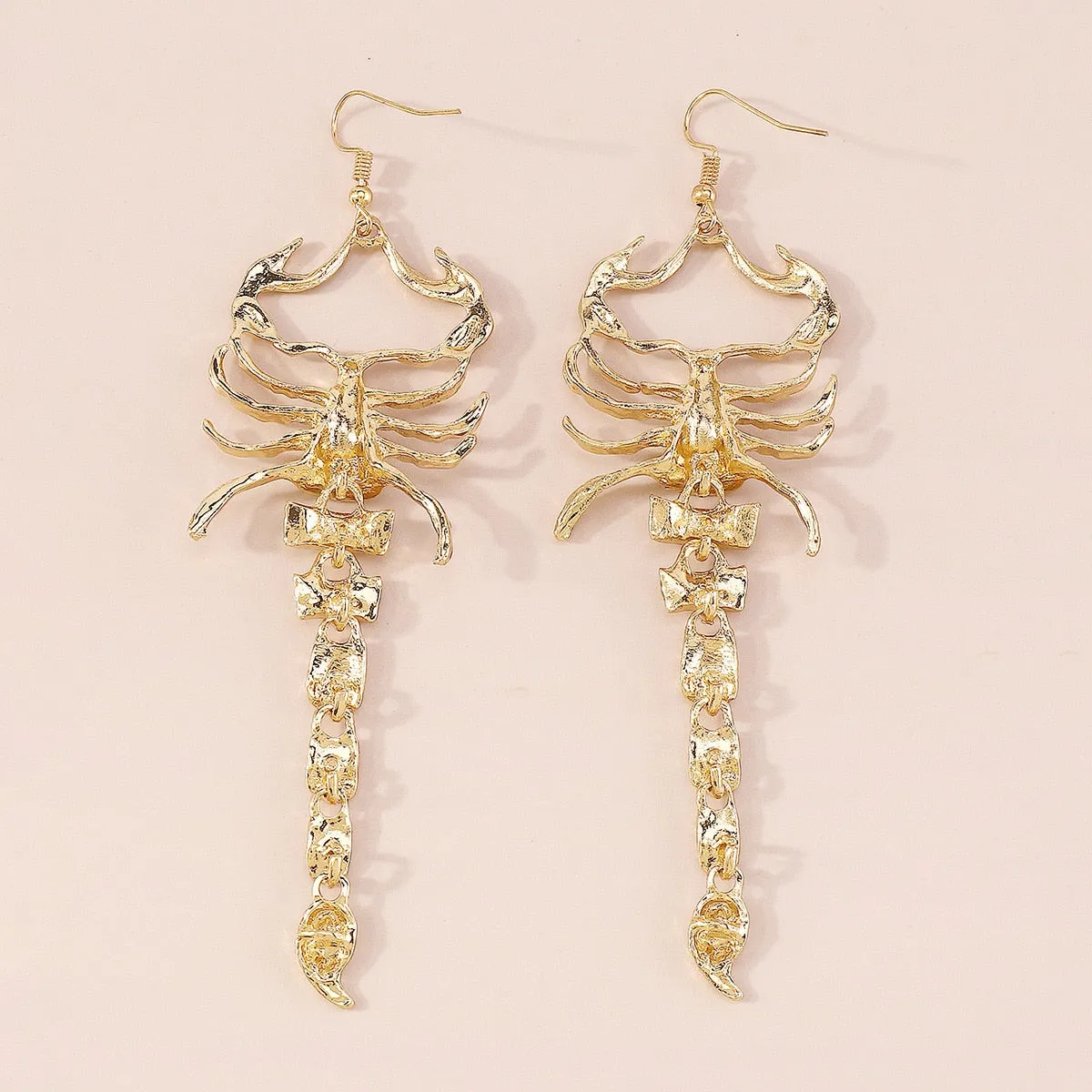 Timlee E025 New Personality Insect Scorpion Rhinestone Pendant Alloy Drop Earrings  Accessories Wholesale