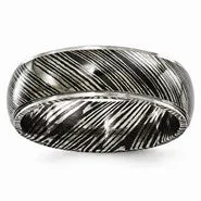 Timoku 7mm Domed Step Edge Wedding Band Ring