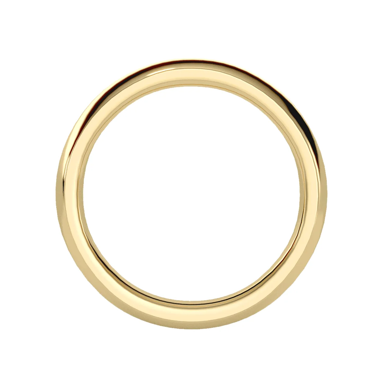 Unisex Low Dome Classic Wedding Band