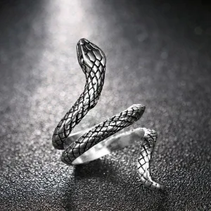 Vintage Dark Cobra Ring