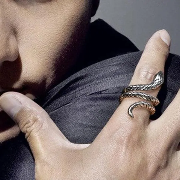 Vintage Dark Cobra Ring