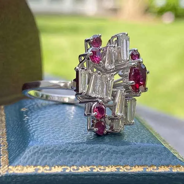 Vintage Ruby & Diamond Ring