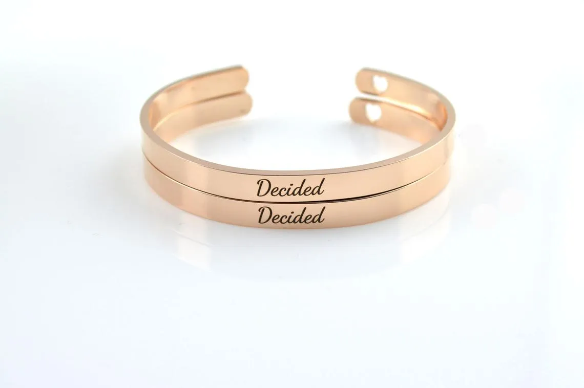 Wedding Gifts for Couple, Cuff Bracelets for Anniversary, Hypoallergenic Stainless Steel, Personalized Engagement Gifts, Roman Numeral Gifts