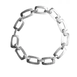 WOVEN Small Rectangles Link Bracelet